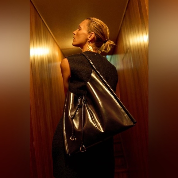 ZARA PLAQUE EARRINGS WITH TEXT new no tags ✨✨🔥 - Picture 10 of 10